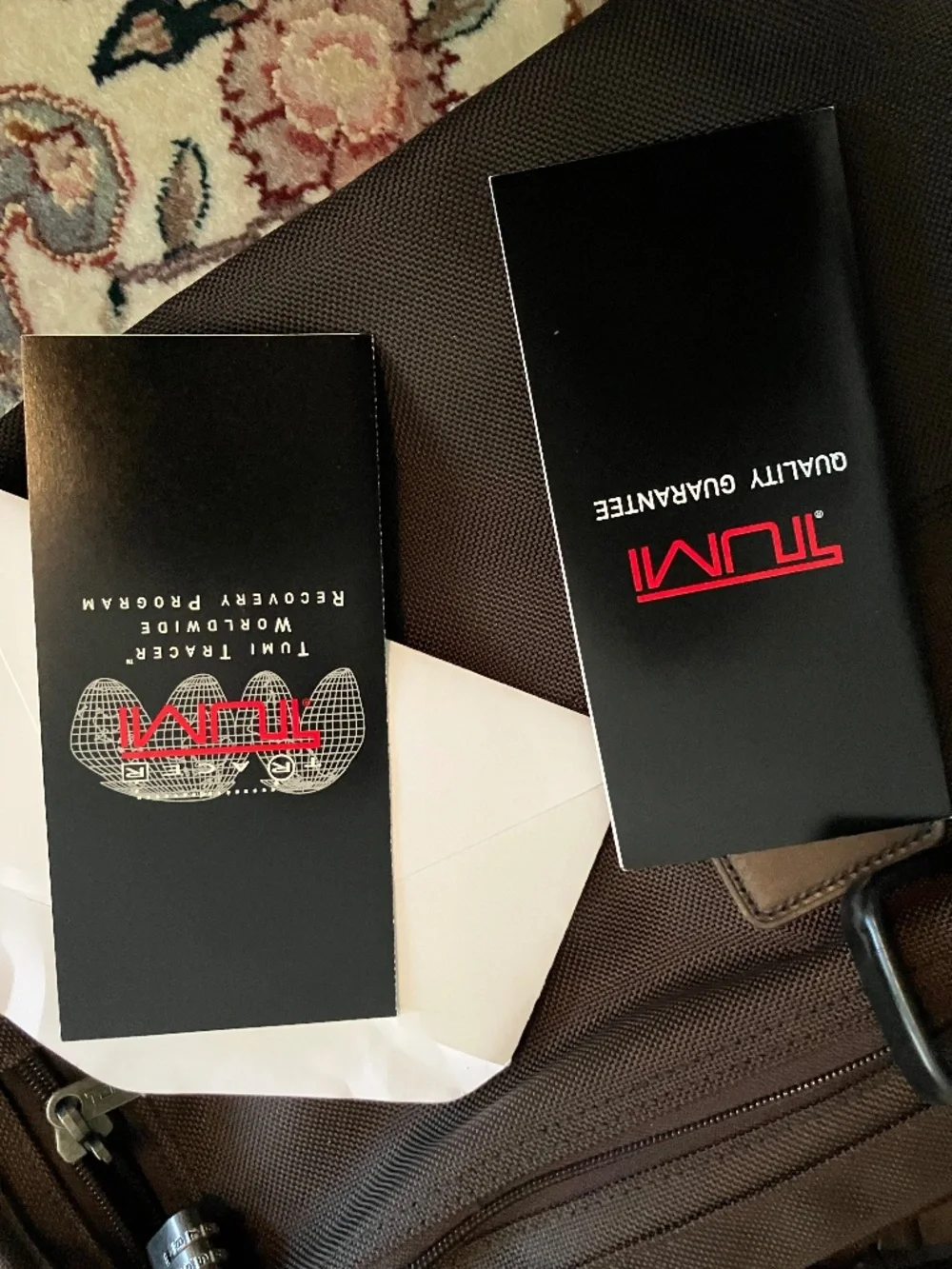 Tumi Choc Brn Vintage Luggage - Tri-fold Garment Carrier #0236B3 - Picture 6 of 10